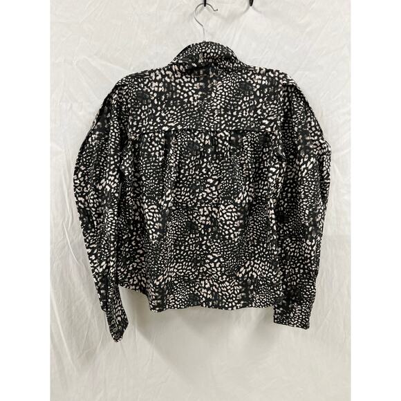 NWT Sea New York Calla Cheetah Blouse size XS - Picture 2 of 4